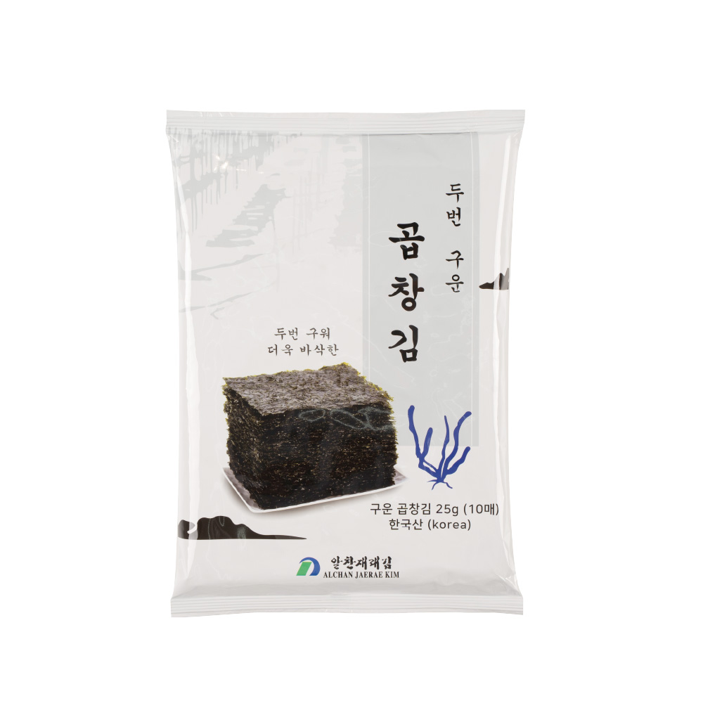 알찬재래김 두번구운 곱창김 (10매x20봉) : 알찬재래김