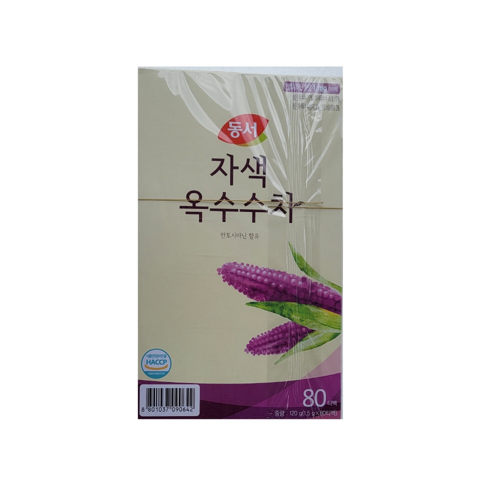 원하프] 자색옥수수차 80T/동서 [고객만족 총알배송 : 원하프