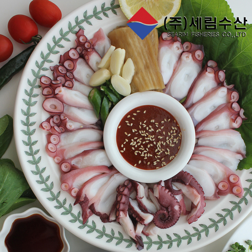 세림수산 국내산 손질문어 180g 남해돌문어 캠핑 삼합 냉동문어다리 : 세림수산