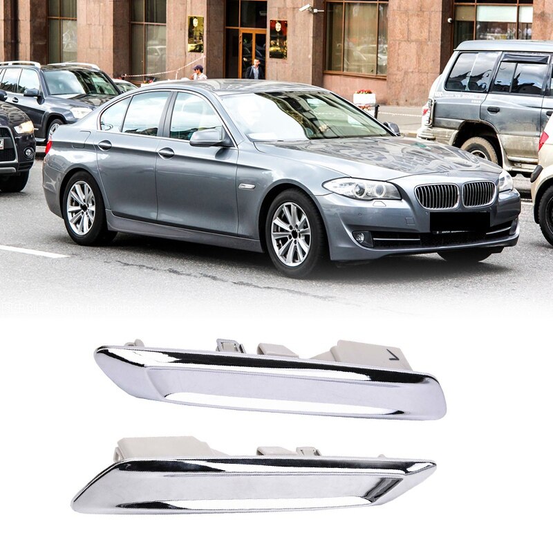 자동차 전면 좌우 크롬 펜더 몰딩 BMW F10 F11 528I 535I 51137336645 51137336646 : HANSOL UNIQUE