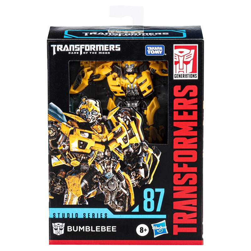 장난감 Hasbro 트랜스포머 스튜디오 시리즈 87 디럭스 다크 오브 더 문 범블비 선물 F3168 Kelas Mewah Bumblebee : 시아직구대행