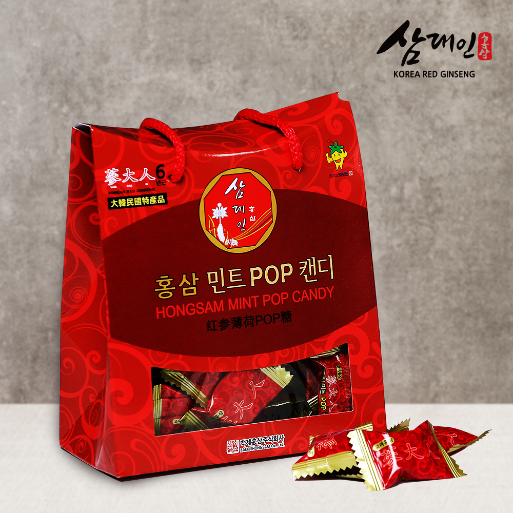 홍삼 민트 POP 캔디 : 명품 삼대인 면세점