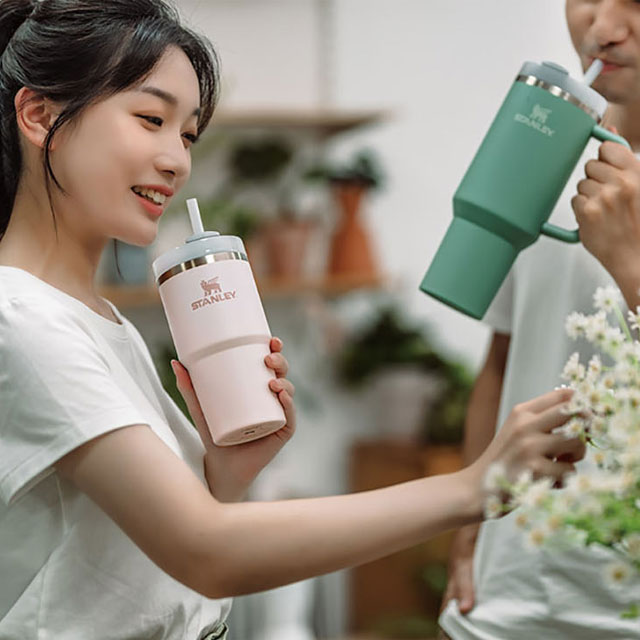 스탠리 진공퀜처 H2.0 플로우스테이트 텀블러 591미리 로즈쿼츠 : 아웃도어랜드마크