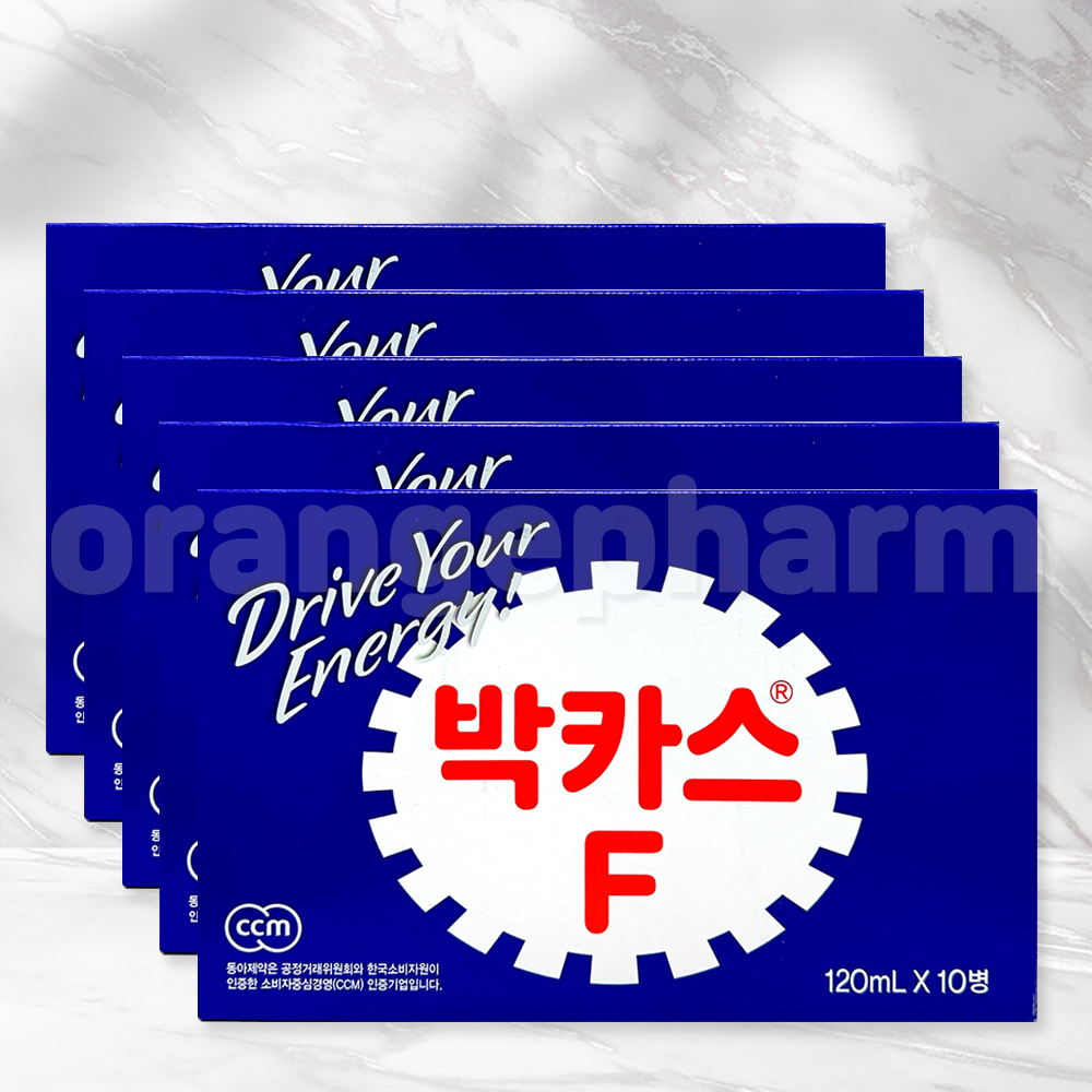 동아제약 박카스F 120ml 100병 자양강장 타우린 바카스 에프 비타민 드링크 : 오렌지헬스스토어