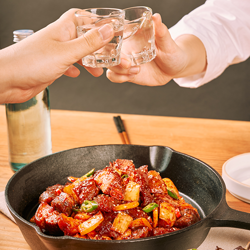 삼대가 간편안주 매콤 불족발 국내산 280g : 삼대가족발
