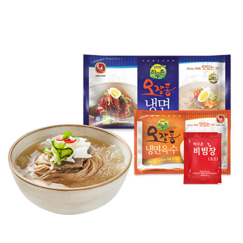 [공구/교동식품] 간편한 낱개 포장 동치미 육수 오장동 냉면 10인분 : 오늘신선