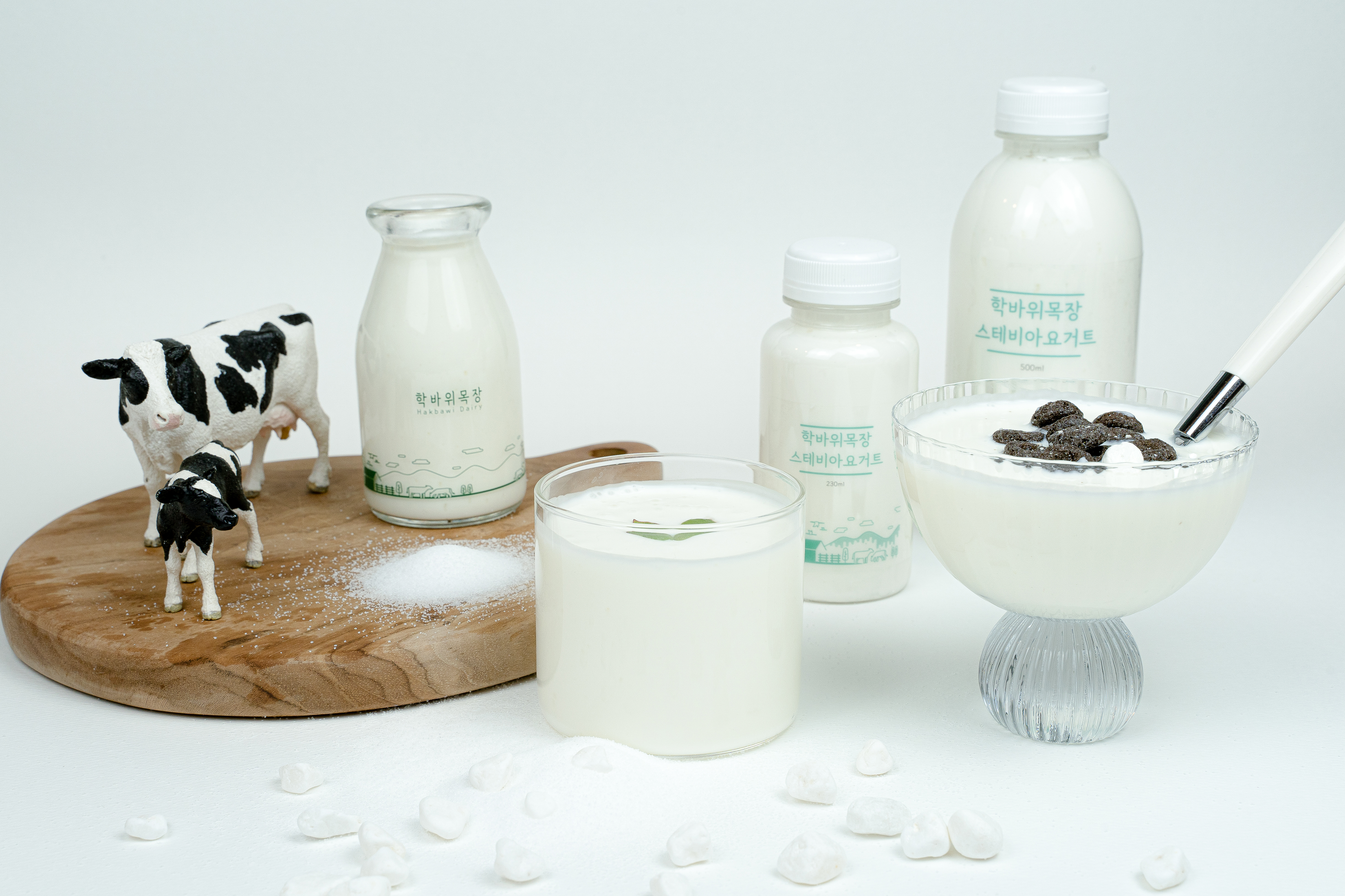 학바위목장 건강한 수제 부드러운 다이어트 드링킹 요거트 5종 230ml 500ml : 학바위목장