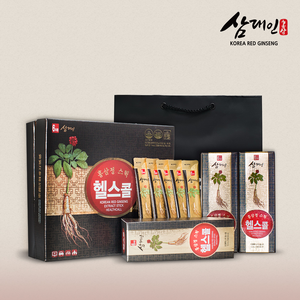 삼대인 6년근홍삼 홍삼정스틱 헬스콜 10ml 30포 : 명품 삼대인 면세점