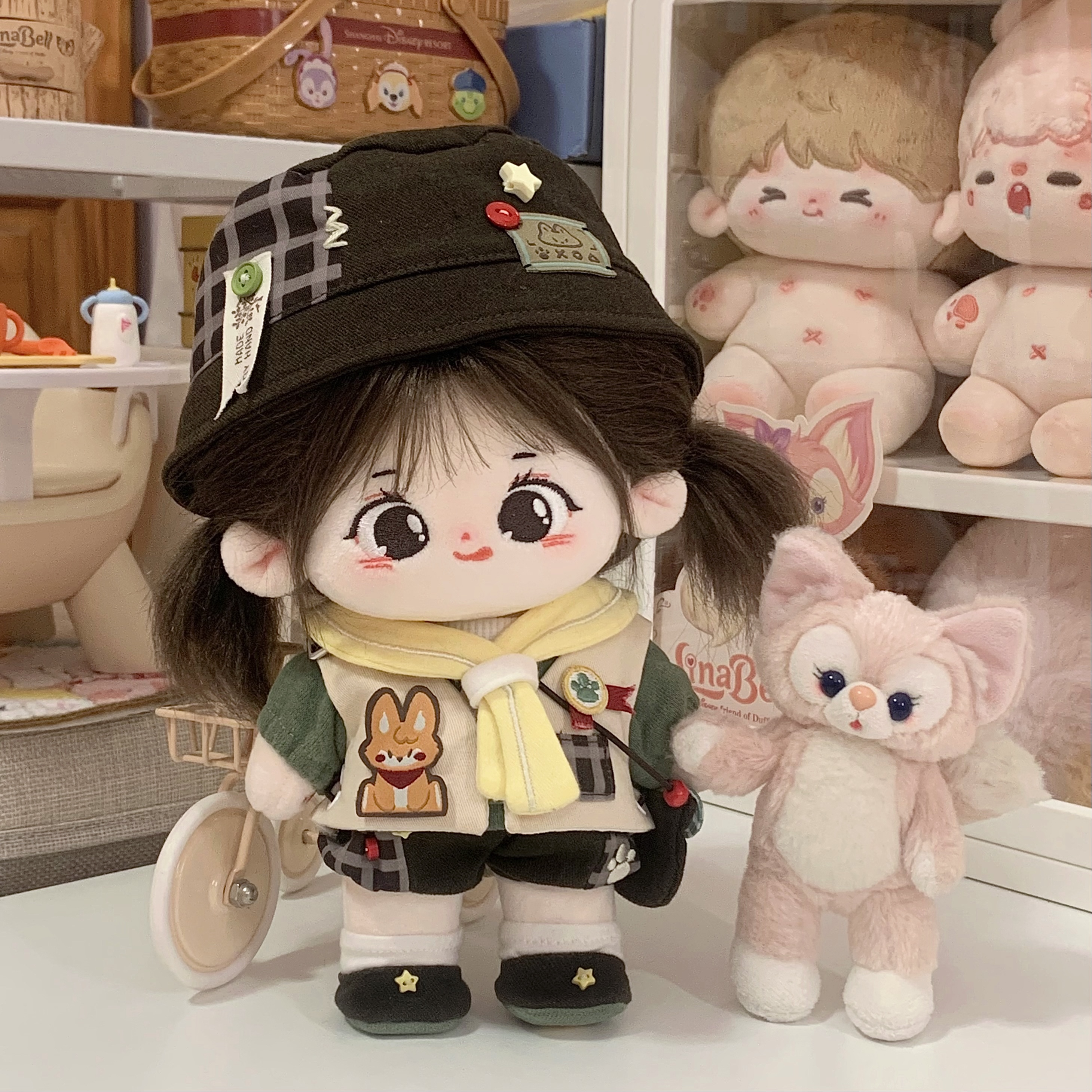 20cm 밤나무 여우 세트 인형옷 아이돌인형옷 : 러비버니
