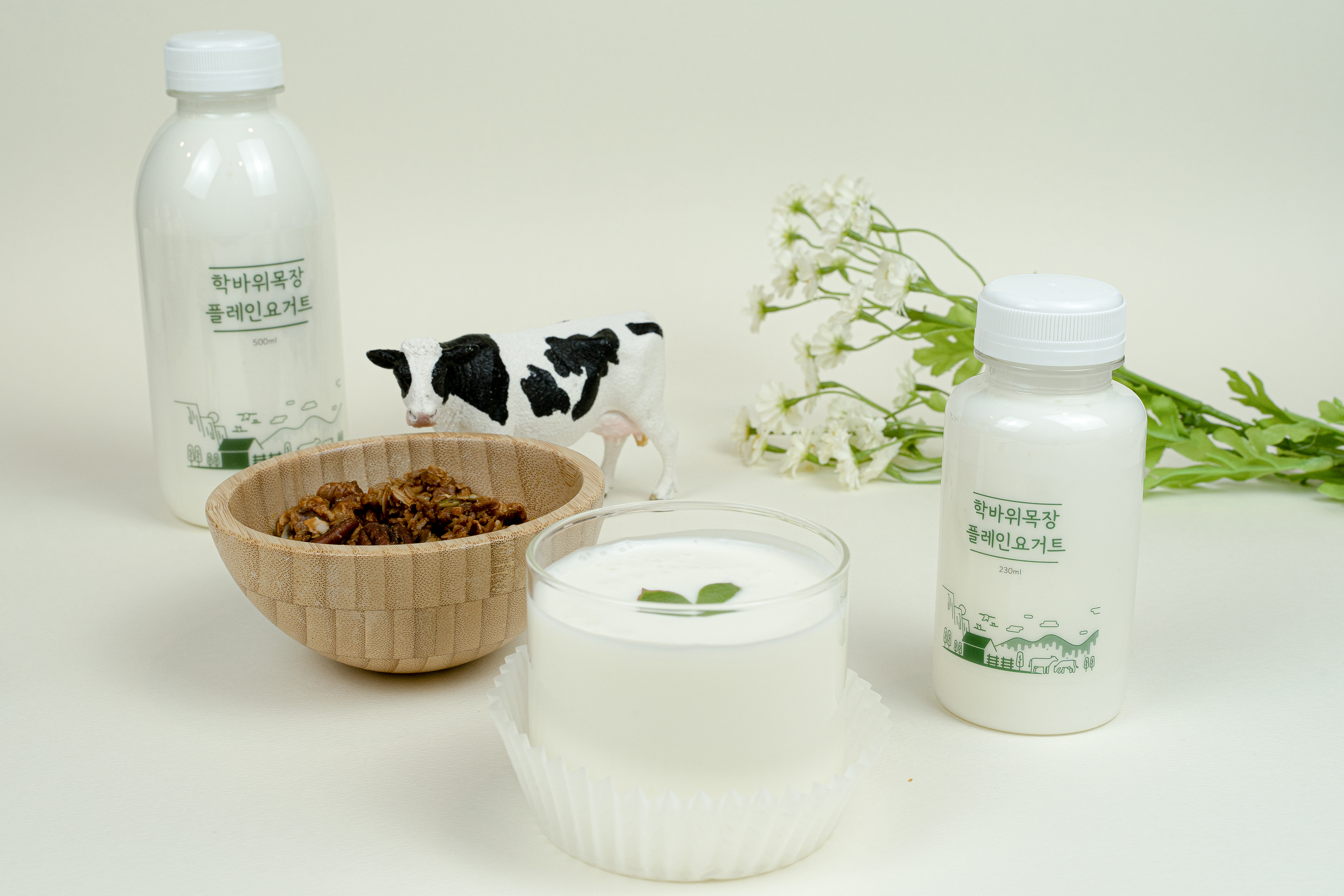 학바위목장 건강한 수제 부드러운 다이어트 드링킹 요거트 5종 230ml 500ml : 학바위목장