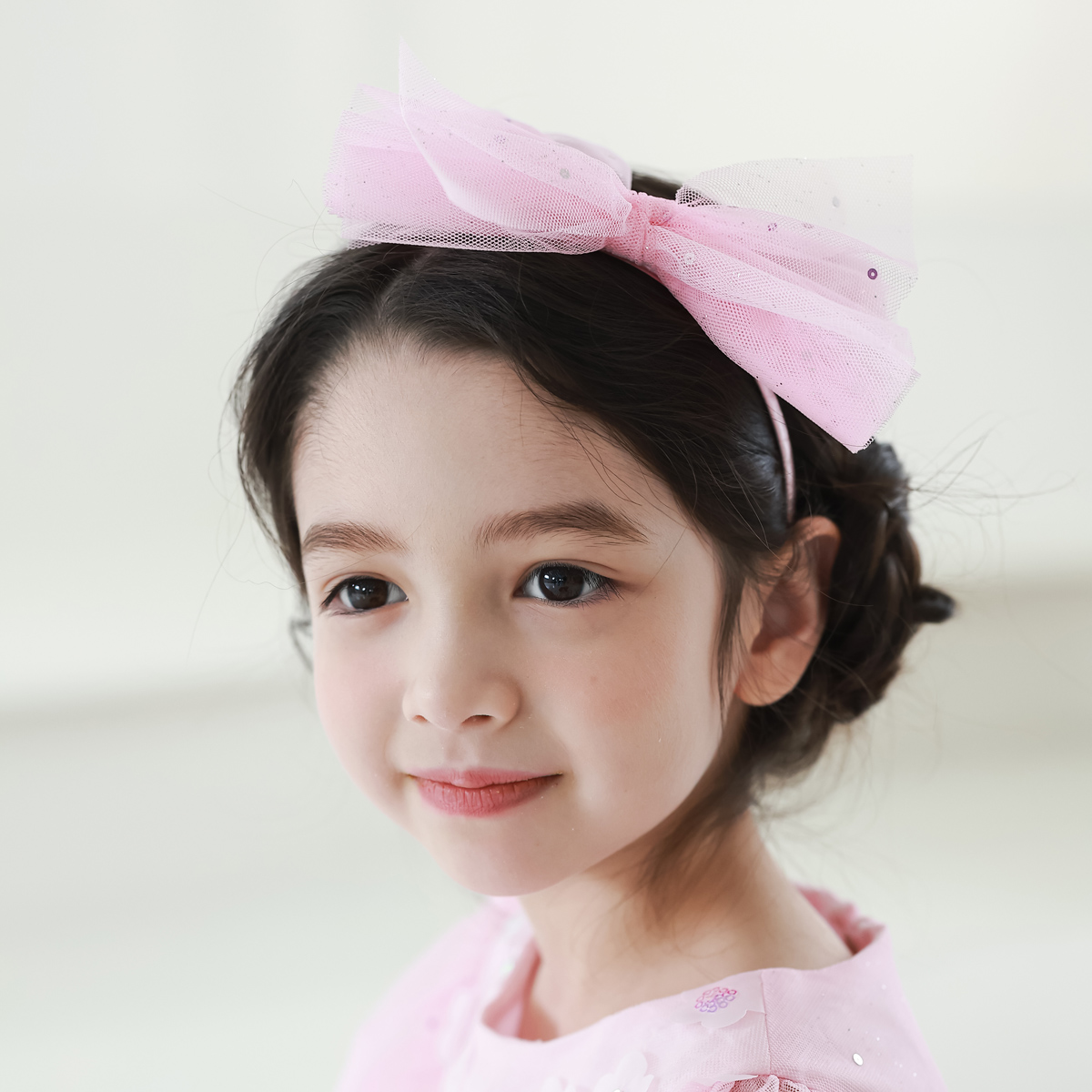 유니엘 아동복 라라 헤어밴드_핑크 여아  UNEEL : 유니엘-uneel