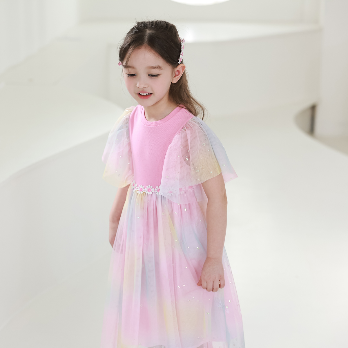 유니엘 아동복 엘레나 유아 여아 드레스 핑크 UNEEL : 유니엘-uneel