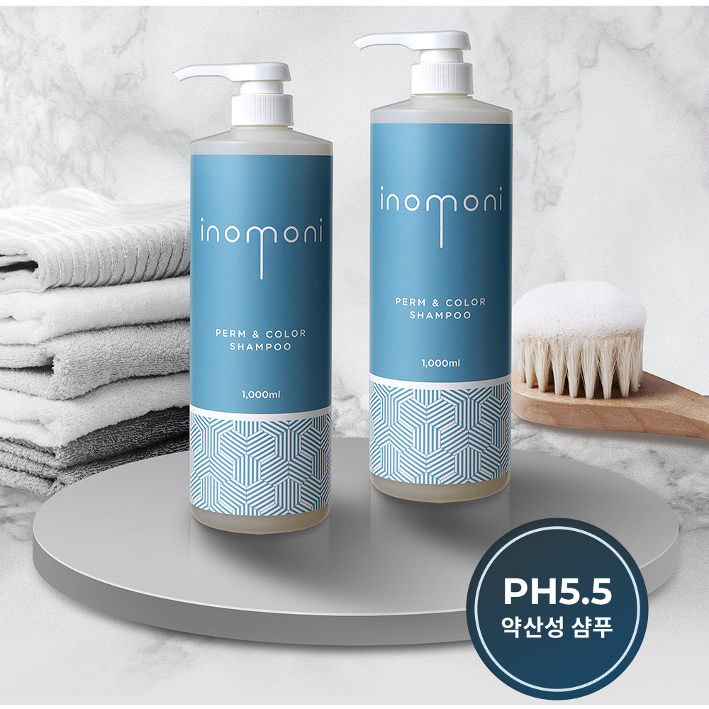 이노모니 샴푸 약산성 샴푸 펌앤컬러 샴푸 1,000ml : 효순이네