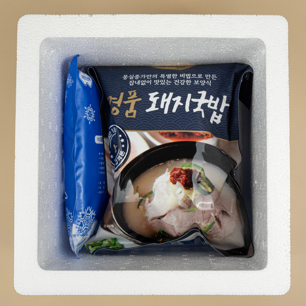 [무배 l 돼지국밥 7인분] 부산 아미동 몽실종가 돼지국밥 7인분 사골육수 캠핑음식 밀키트 : 인생식탁