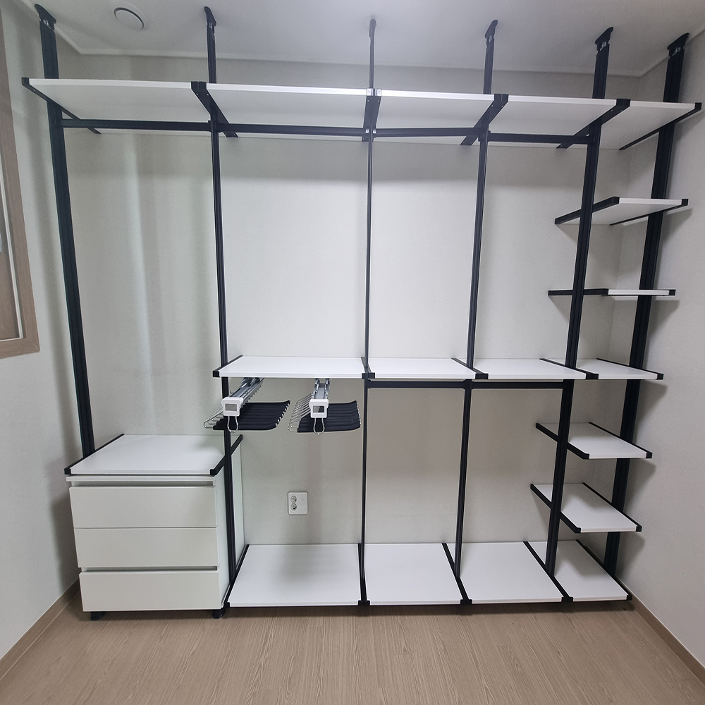 맞춤식 드레스룸행거 인테리어 선반 시스템장 옷방 옷장 : 케이트블랑드레스룸