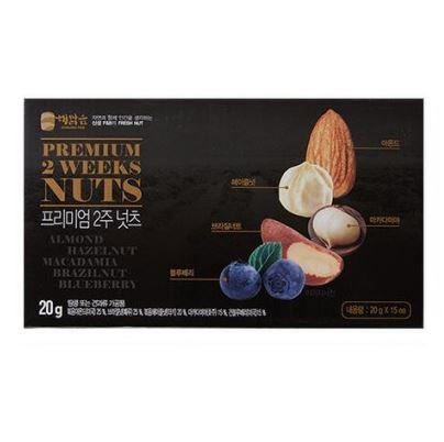 해맑음푸드 프리미엄 2주 넛츠 20gx15입/pac : 오피스플러스