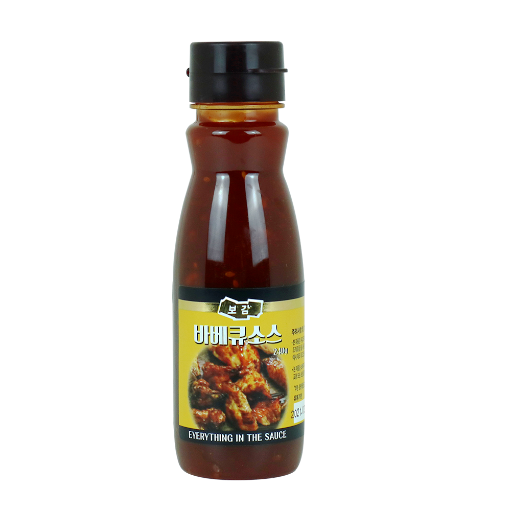 바베큐소스240g 무료배송 훈제 숯불맛 고기양념 등갈비소스 : 보감푸드