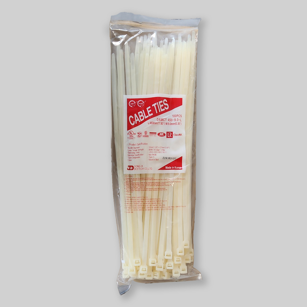 동아베스텍 케이블타이 450mm 컴퓨터 선정리 : 루루전기조명