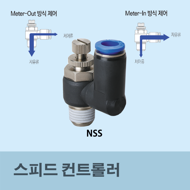 스피드 컨트롤러 NSS시리즈 (배관자재) : 신영뉴매틱