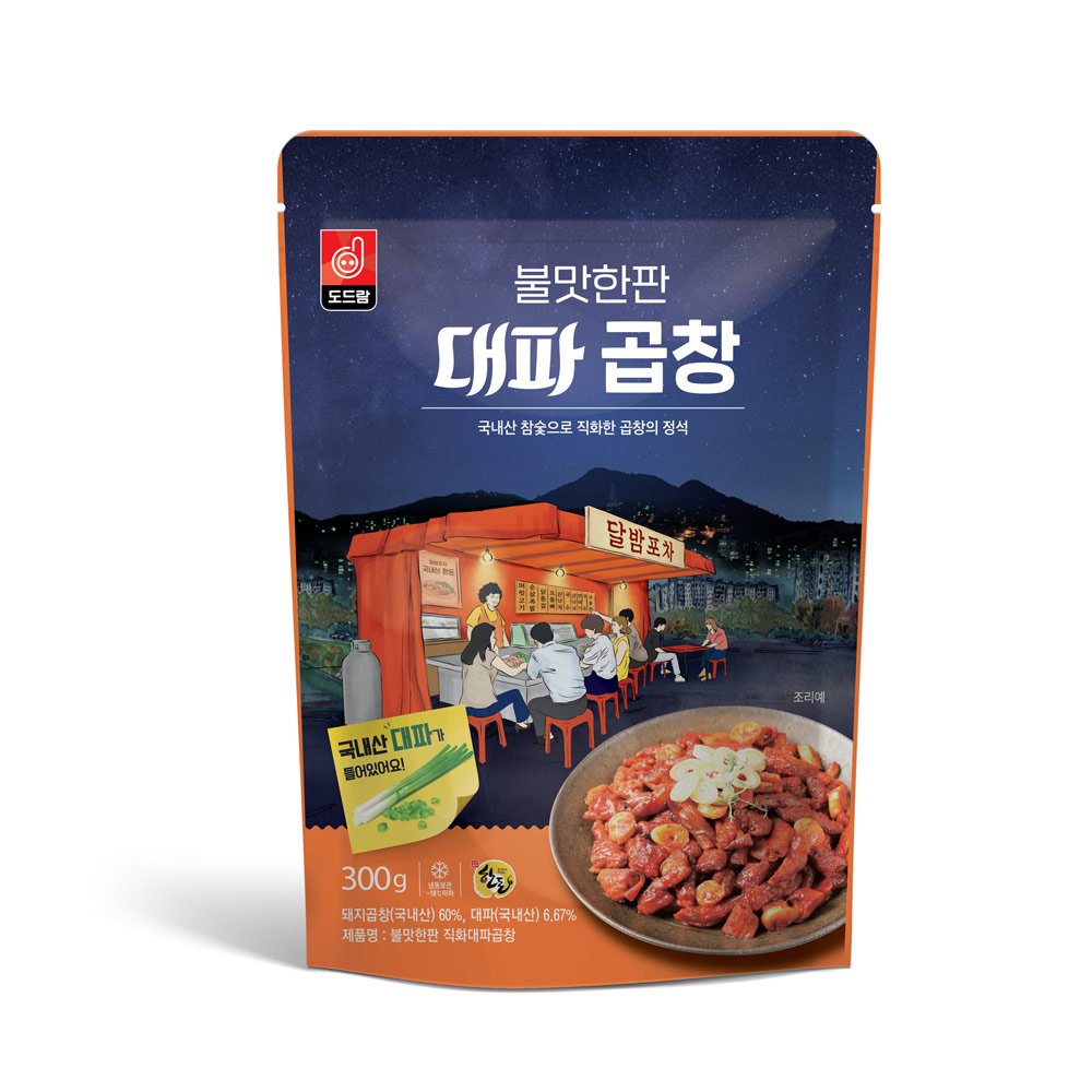 불맛한판 직화대파곱창 300g x1팩 : 도드람한돈