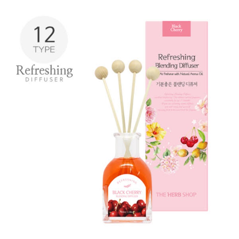THS 더허브샵 기분좋은 블렌딩디퓨져 100ml 12종택1 : 허브네이처