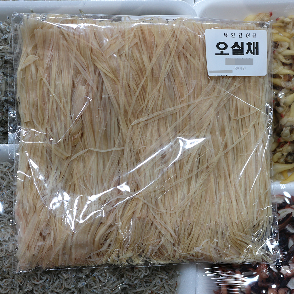 [부천시 배달] 반찬 반찬용 오징어 실채 오징어실채 310g [원종 복된건어물] : 동네시장 장보기