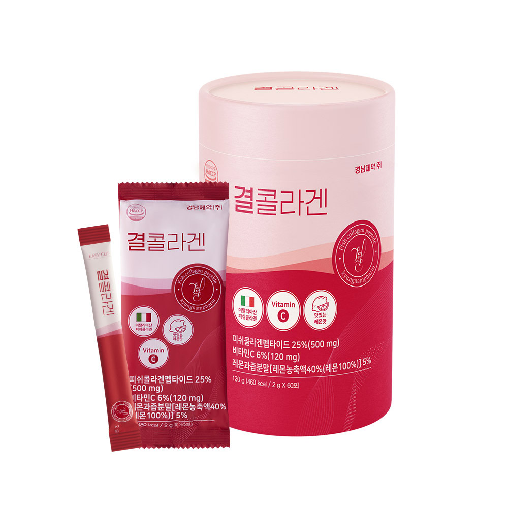 [경남제약] 결콜라겐 리뉴얼 60포, 1개 : Live Care