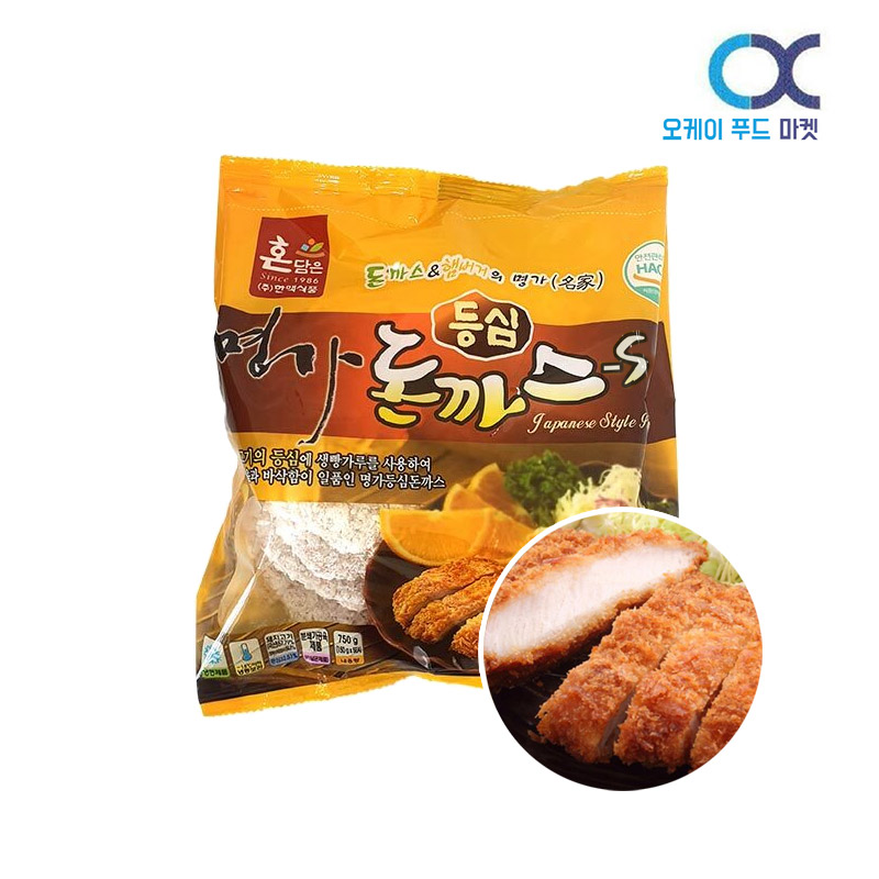 한맥 명가 등심돈까스 750g x14개 등심돈가스(박스) : 오케이푸드 마켓