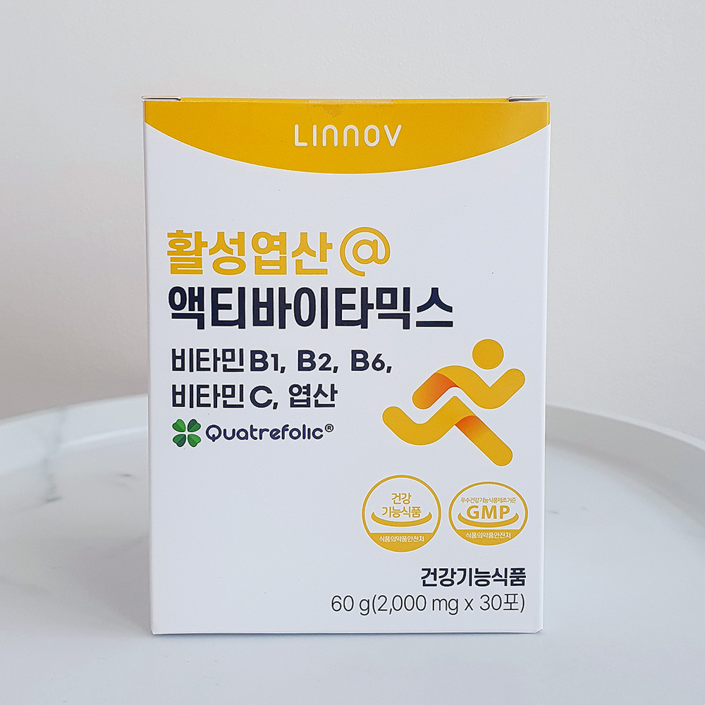 리노브 활성엽산 액티바이타믹스 200mg x 30포 in : INNO01