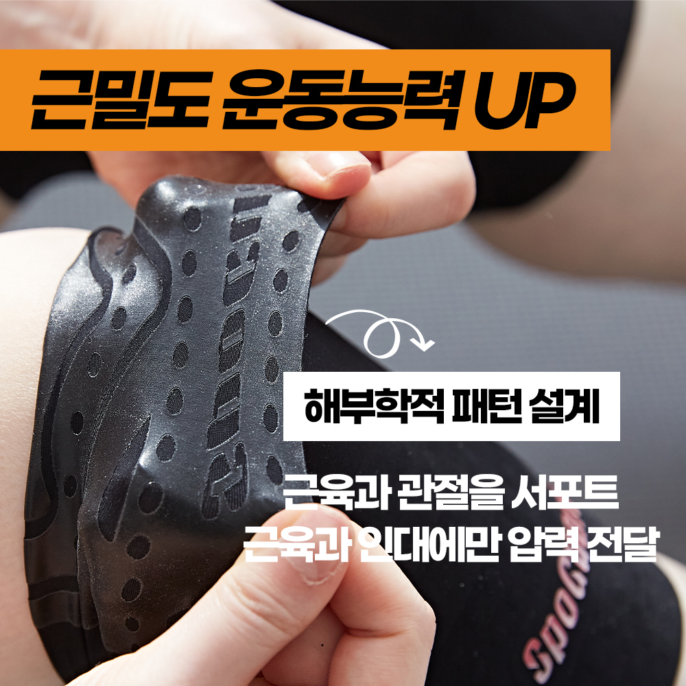스포가드 러닝 무릎보호대 농구 슬개골 슬개건 배구 무릎보호대 : 챔피온안마기