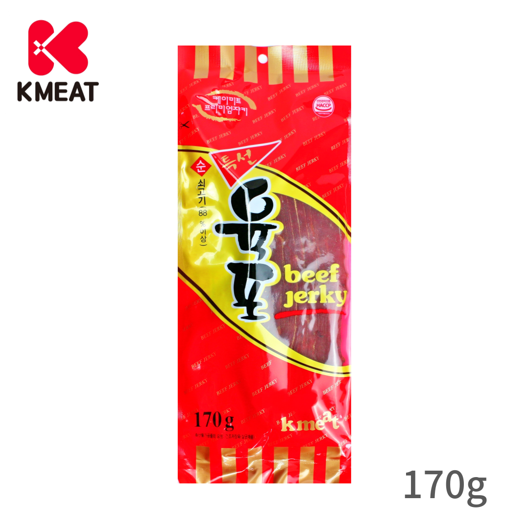 케이미트 순쇠고기 육포 170g X 5팩 소고기육포 : 바로 사자