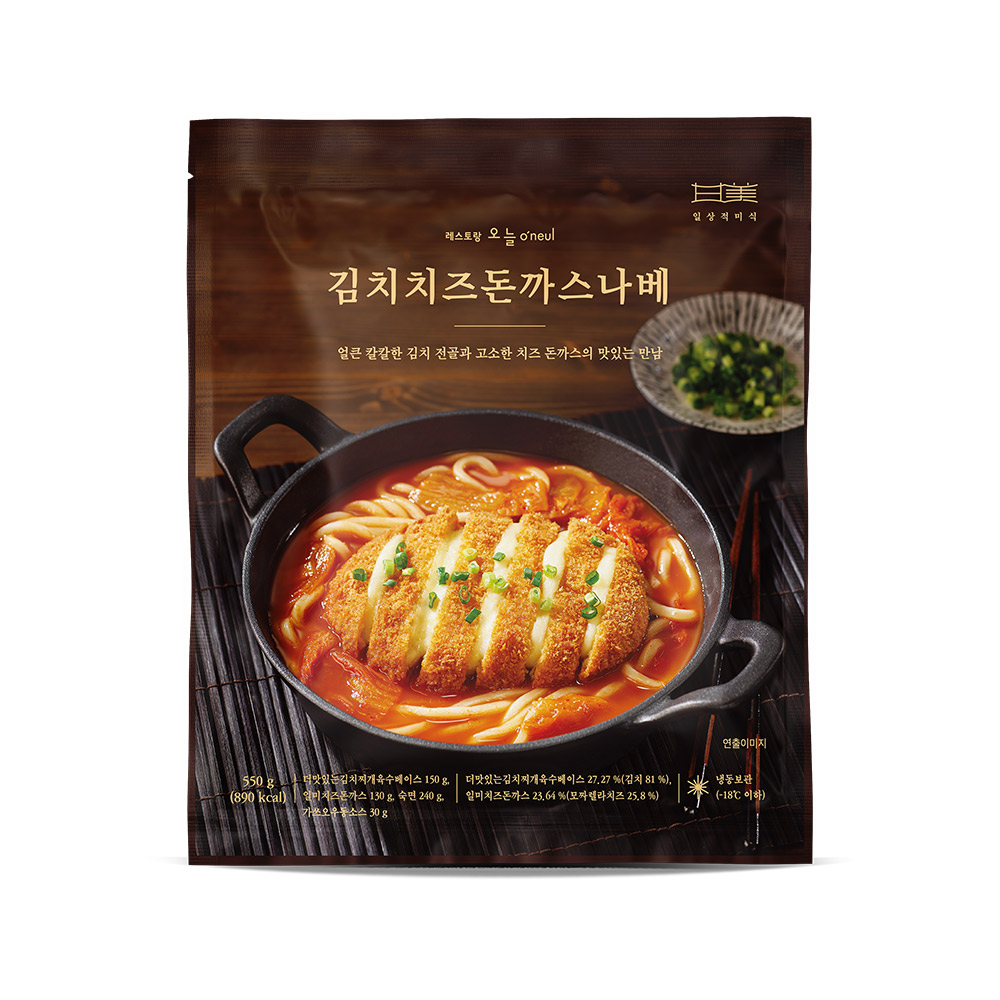 김치치즈돈까스나베 1개 돈까스와 우동을 한입에 : 일상적미식