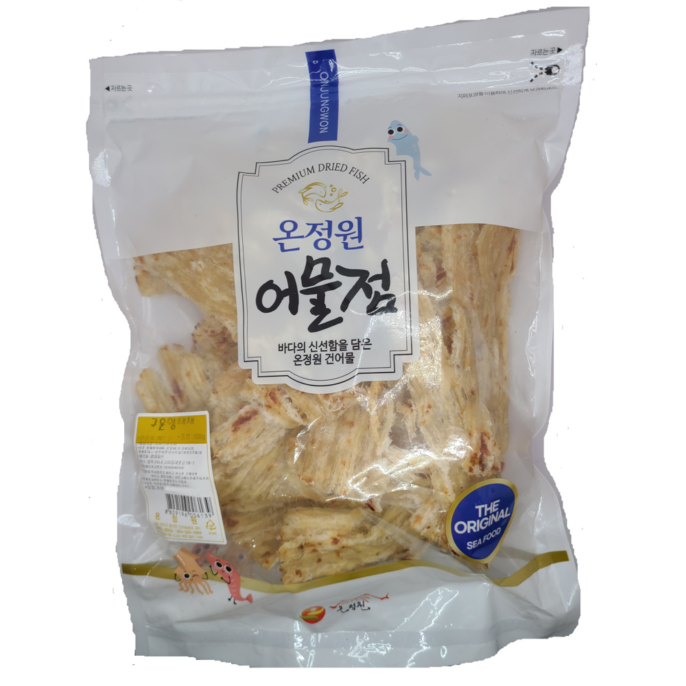 온정원 구운 양태 채 1kg 구이 포 마른 술 안주 건어물 간식 주전부리 가정용 업소용 : 곰소식자재