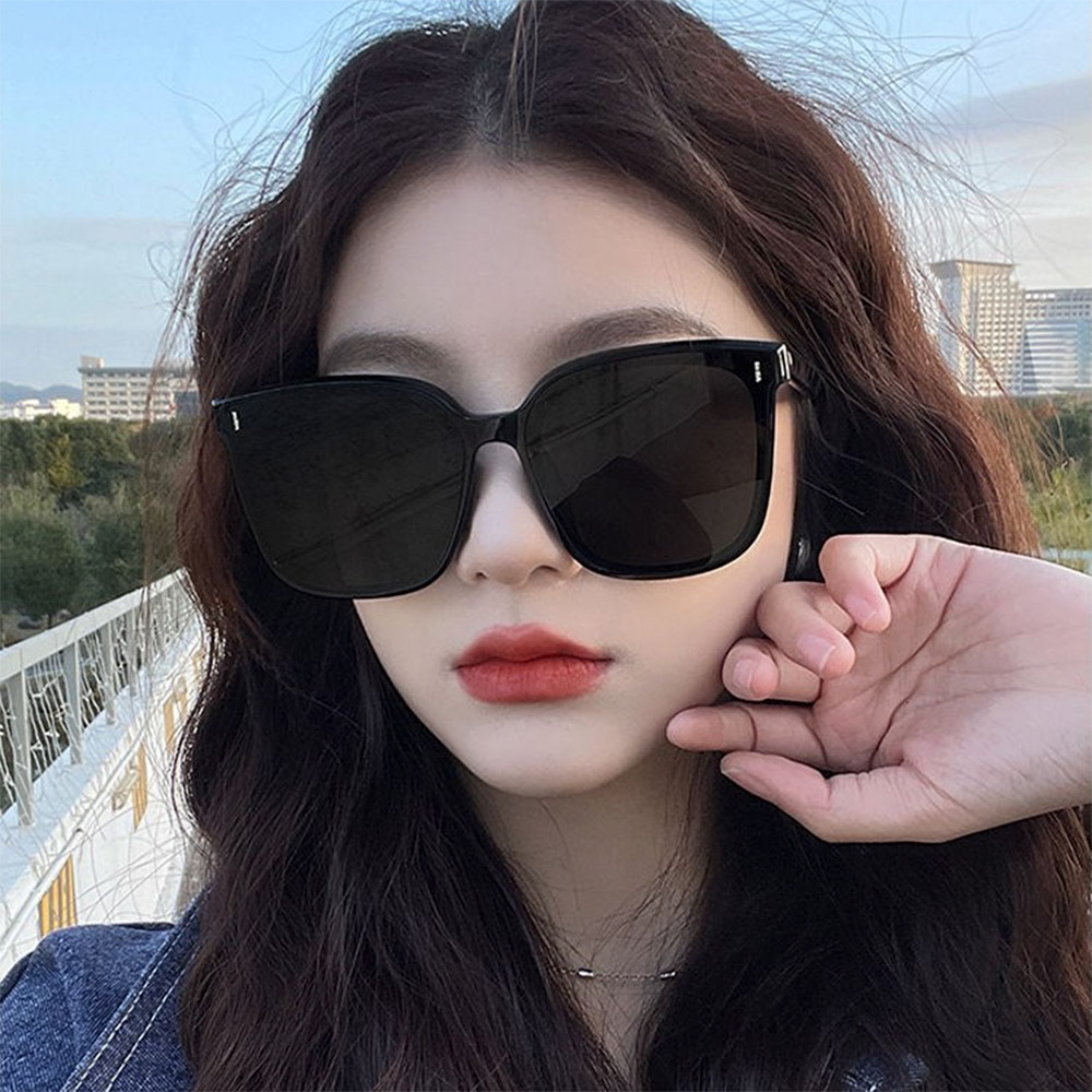 빅사이즈 플랫바 몬스터 선글라스 남자 여자 패션 편광 자외선차단 : 내눈에반하다