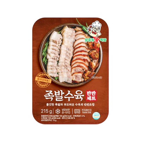 장충동왕족발 족발&수육 반반세트 215g : top탑몰