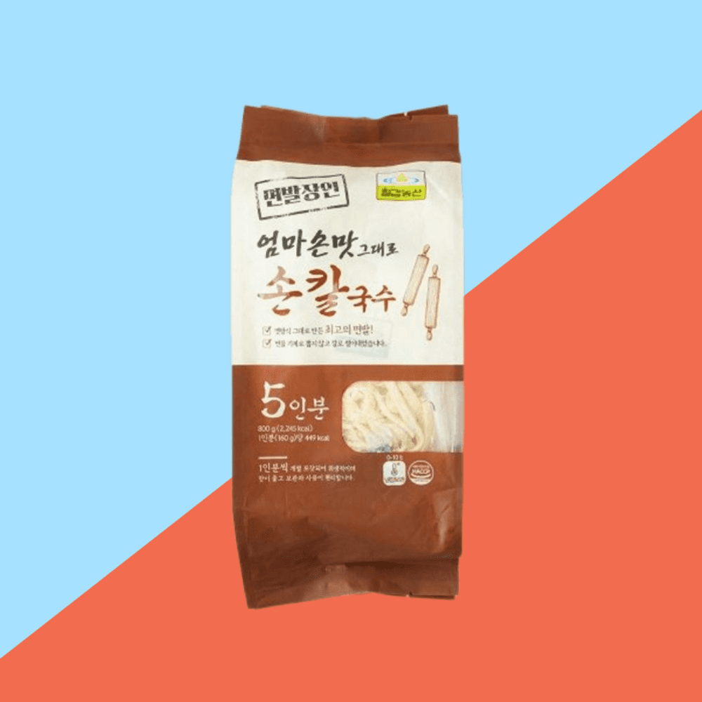 손칼국수800g(160g5) 칼국수면 : 보라리빙