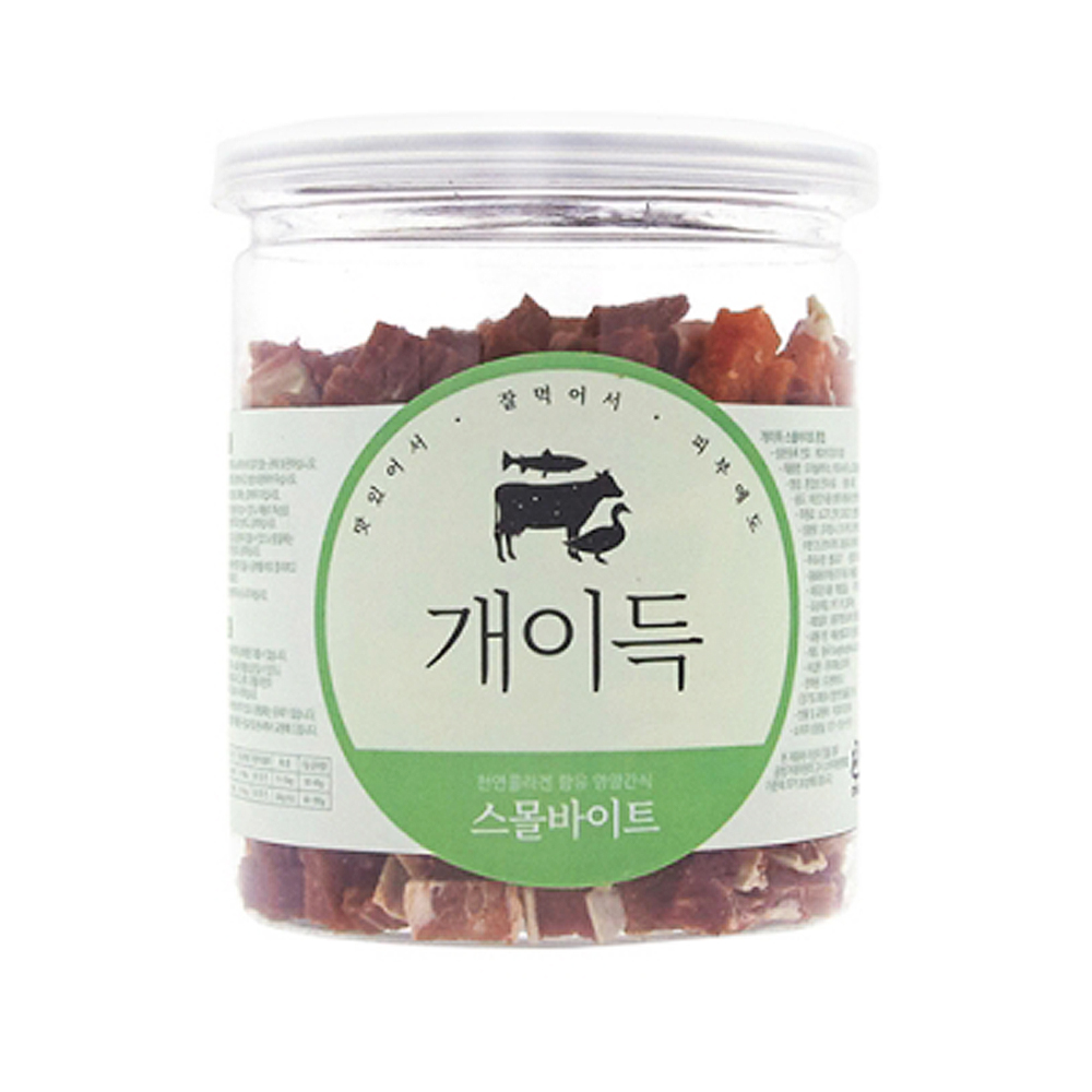개이득 반려견 간식 큐브 슬라이스 200g : 모카멍