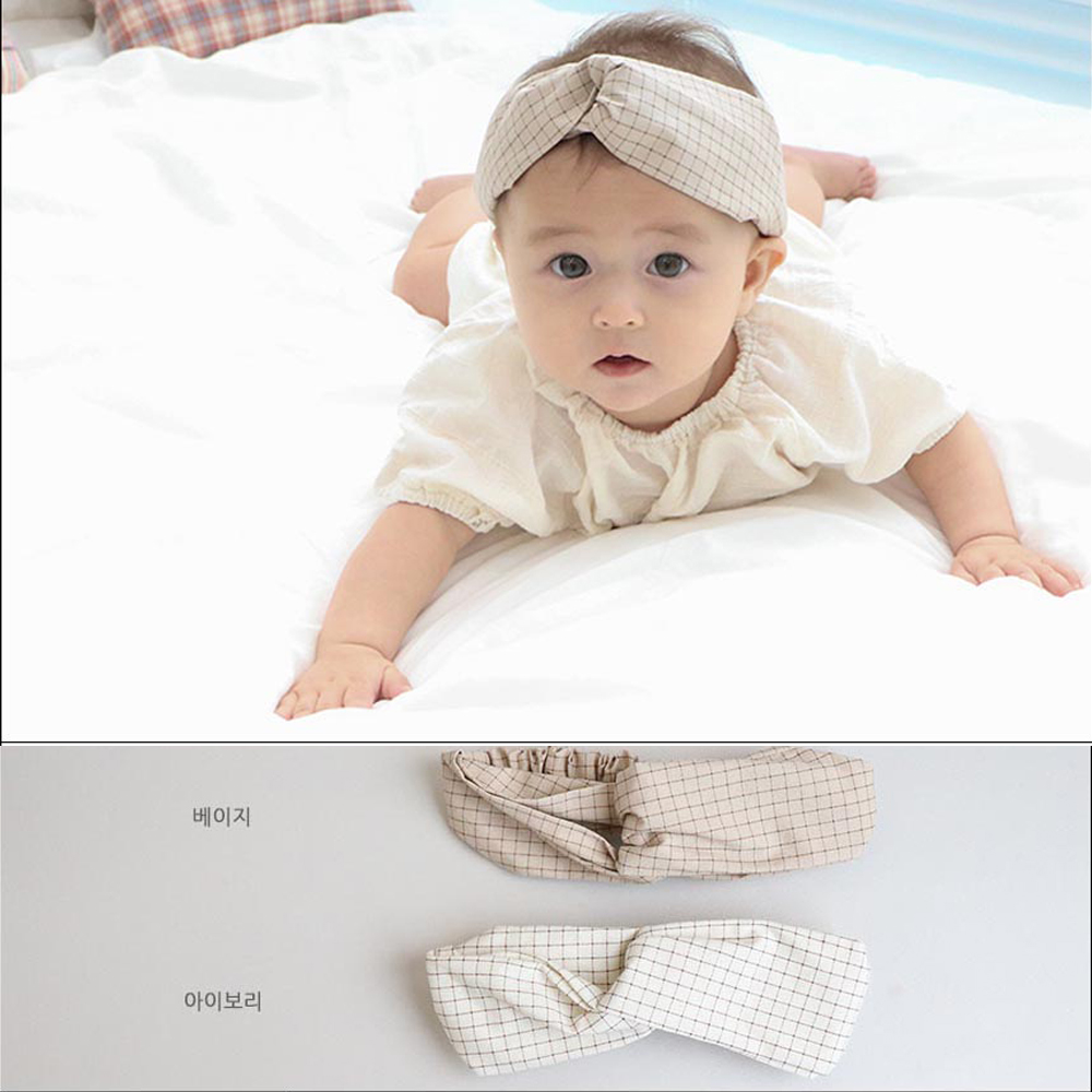 꼬망아트 아기헤어밴드 신생아 유아 돌잔치 백일 터번 곰돌이 왕눈이 : 꼬망아트