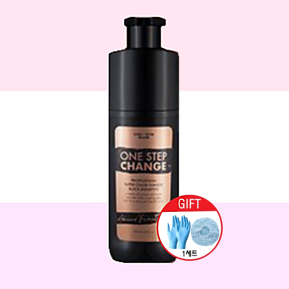 꾸띄르 새치 염색 샴푸 시즌2 멋내기샴푸 180ml+헤어장갑 슈퍼컬러 체인지 조혜련 샴푸 : 엘로힘Elohim