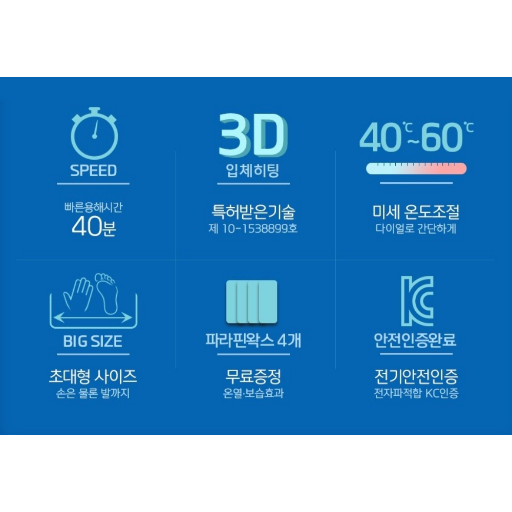 파라핀 베스 가정용파라핀 왁스 촛농테라피 : 이제이건강