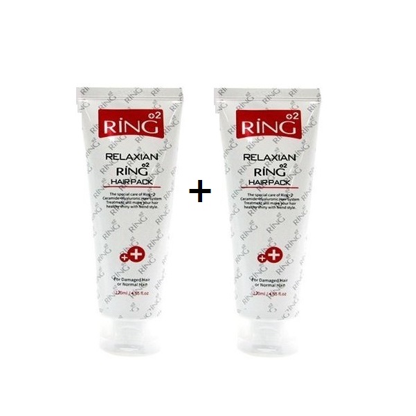 링플러스투 릴렉시안 헤어팩 수분팩 미용실 트리트먼트 120ml+120ml : 헤어 솔루션