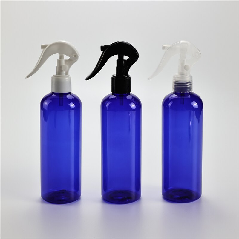 블루 300ml X 20 빈 플라스틱 트리거 스프레이 펌프 병 300cc 화장품 포장 용기 살롱 헤어 하이 드레이팅용 분무기 포함 : CNE