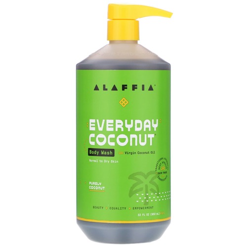 알라피아 Alaffia 바디 워시 보습 중성 건성 피부 순수 코코넛 950ml : 마리아슈퍼샵