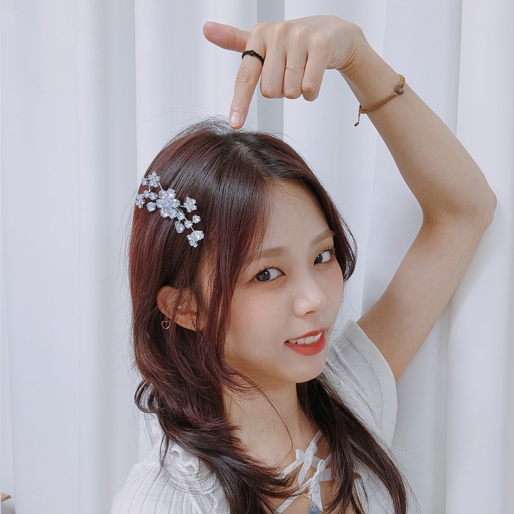 크리스탈 웨딩 브로치 머리삔 인생네컷 소품 생일 파티 브라이덜샤워 : 생활일번지