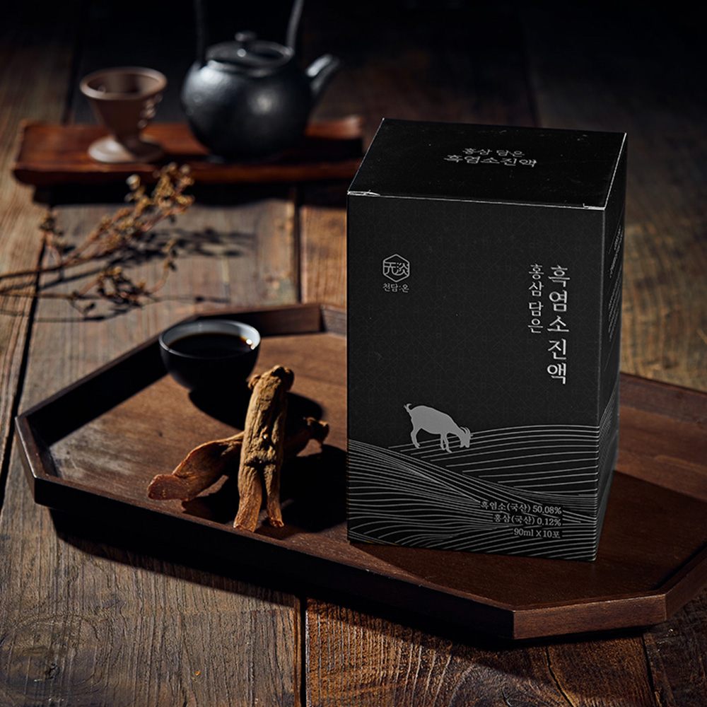 [체험팩증정] 홍삼 담은 흑염소진액 엑기스 흑염소즙 흙염소즙 효능 천담온 본 60포 : 천담온