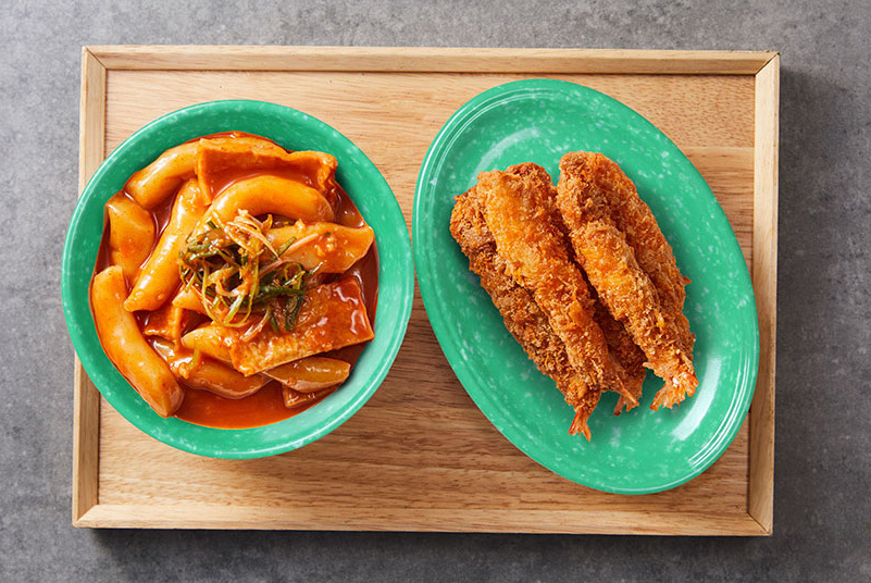 레트로 옛날 분식집그릇 떡볶이 그릇 접시 : 트루베르