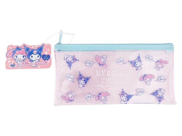 [SANRIO] 마이멜로디&쿠로미 글리터 투명 파우치 : 코코드망고