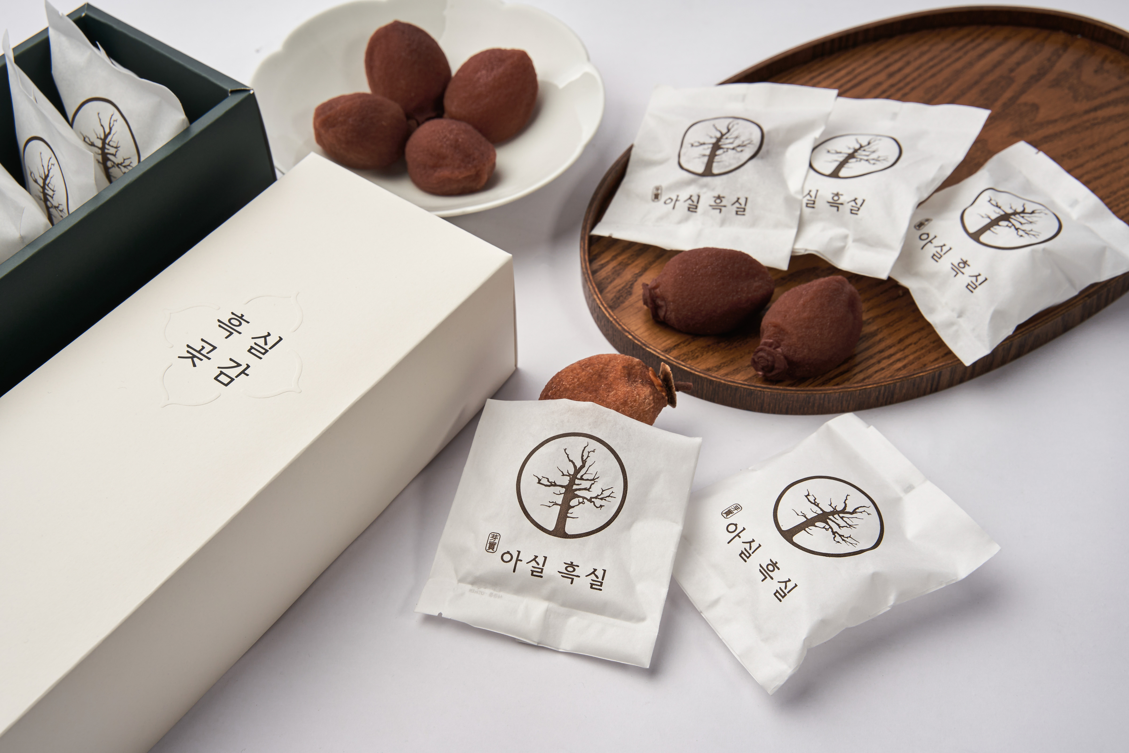 [아실청담] 쫀득, 달달한 흑실곶감 텐박스 선물세트 (40g 10입)+비닐 증정 : 아실