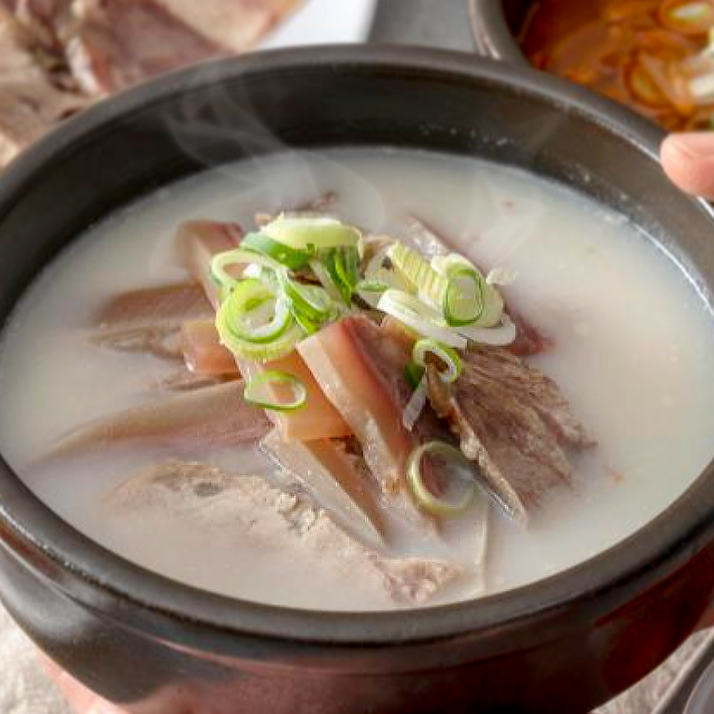 국물진한 사골 소머리곰탕 해장국 : 파파앤파
