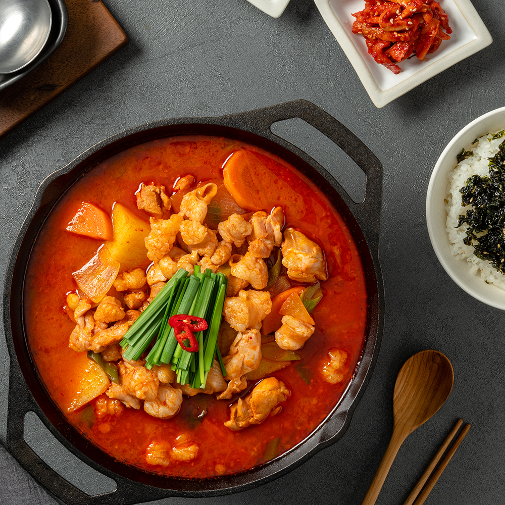 한우 대창 전골 순살 곱도리탕 닭볶음탕 밀키트 1kg : 대림샘샘이곱창